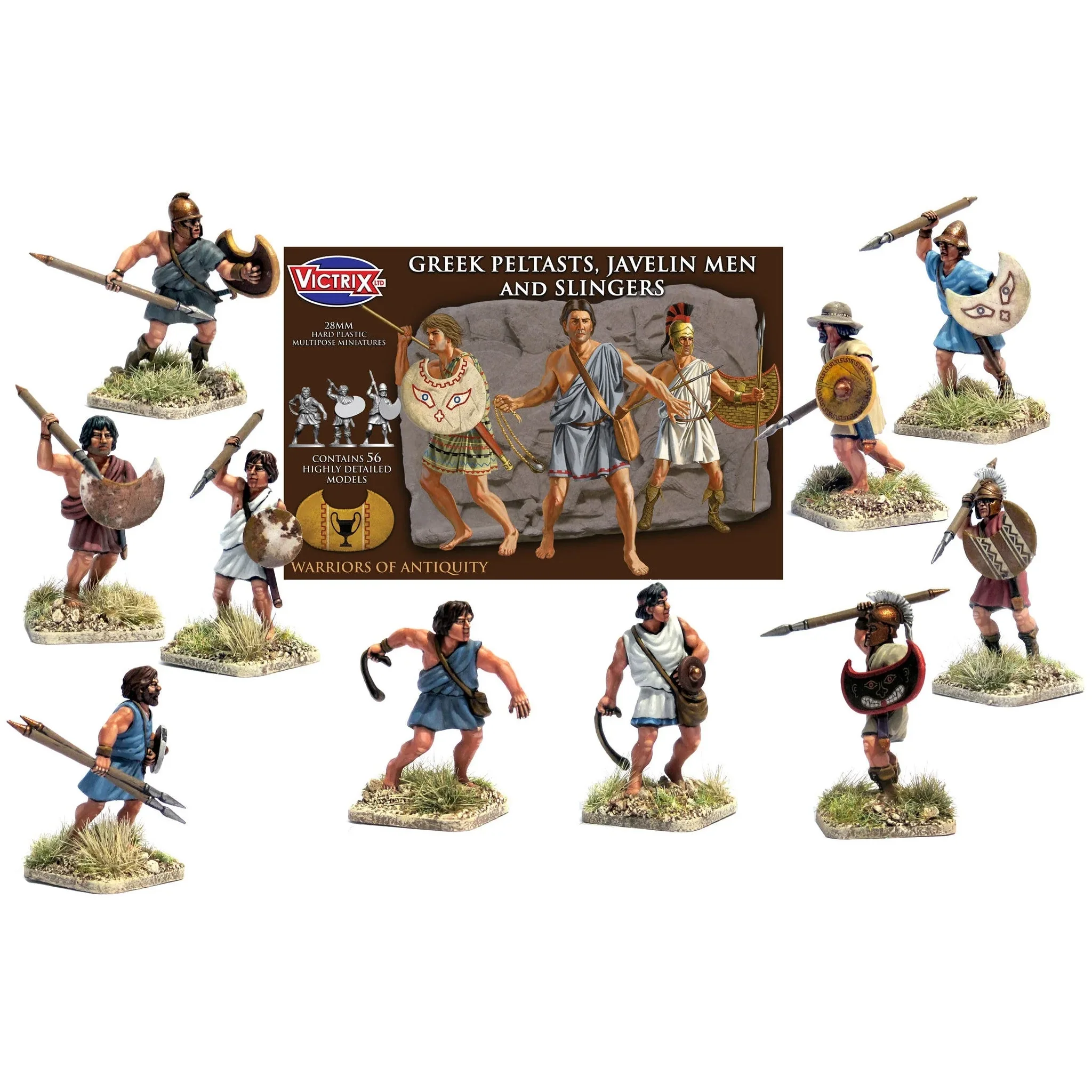 GREEK PELTASTS, JAVELIN MEN, & SLINGERS