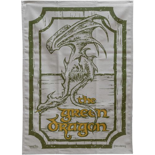 GREEN DRAGON & PRANCING PONY TEA TOWEL 2-PACK (THE LORD OF THE RINGS WETA WORKSHOP) - Image 2