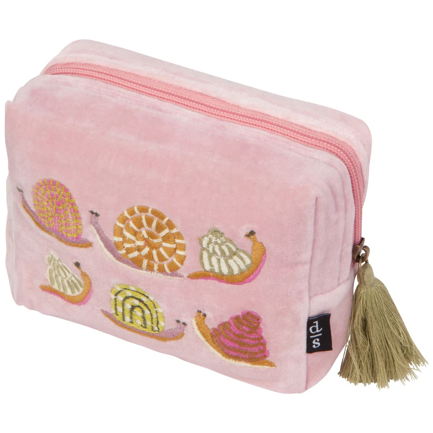 GARDENLAND EMBROIDERED VELVET POUCH BY DANICA STUDIO - Image 2