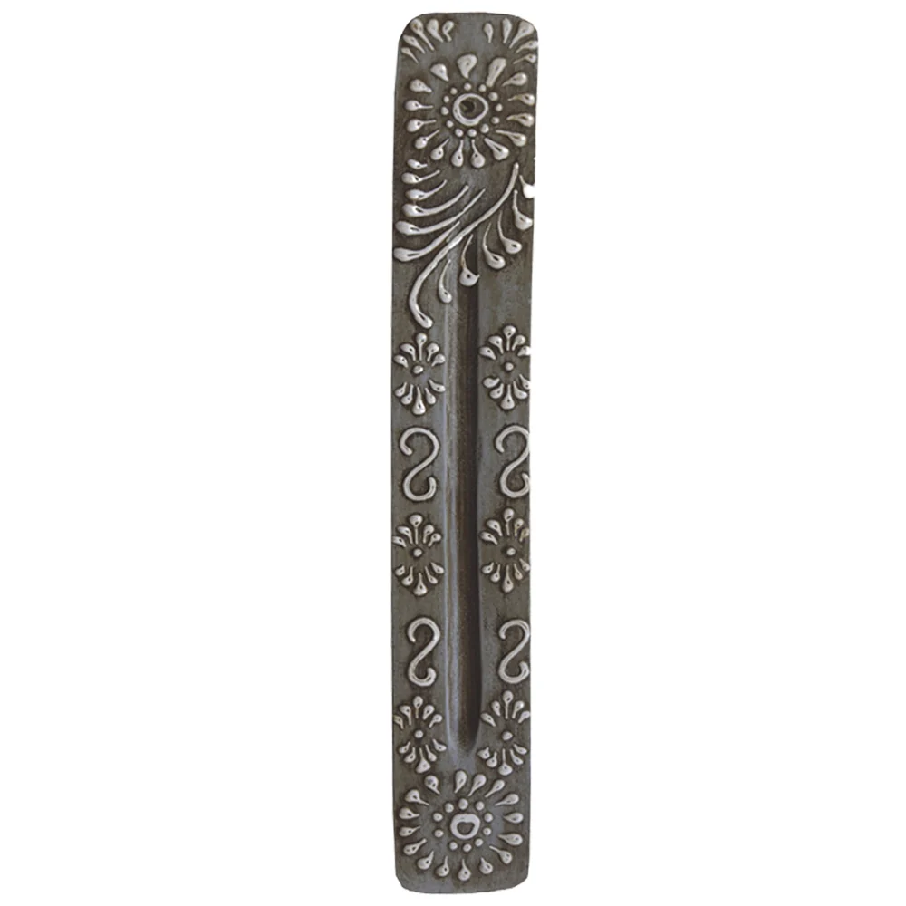 GREY HENNA WOODEN INCENSE HOLDER