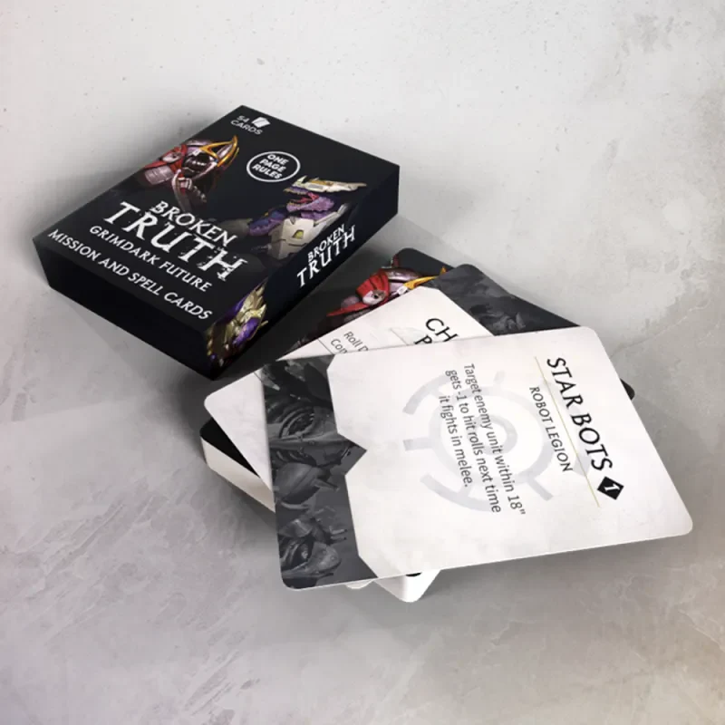 GRIMDARK FUTURE MISSION & SPELL CARDS