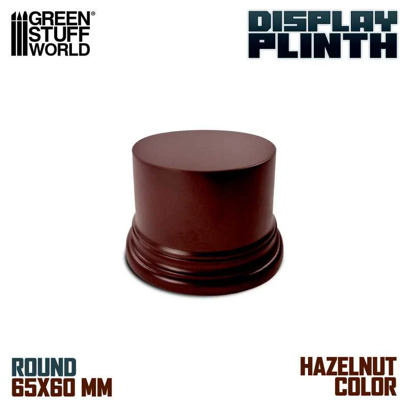 GSW BROWN ROUND PLINTH 6.5 CM