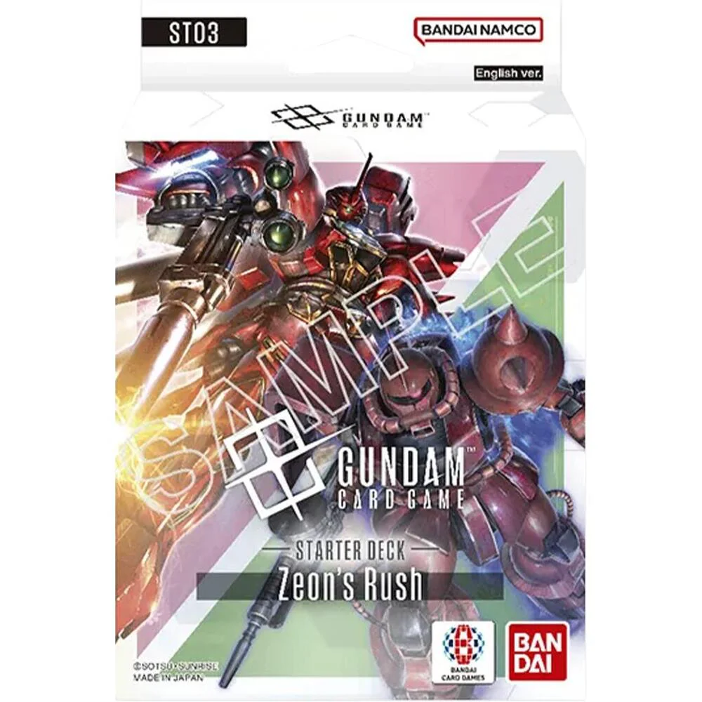 GUNDAM CARD GAME: ZEON'S RUSH STARTER DECK