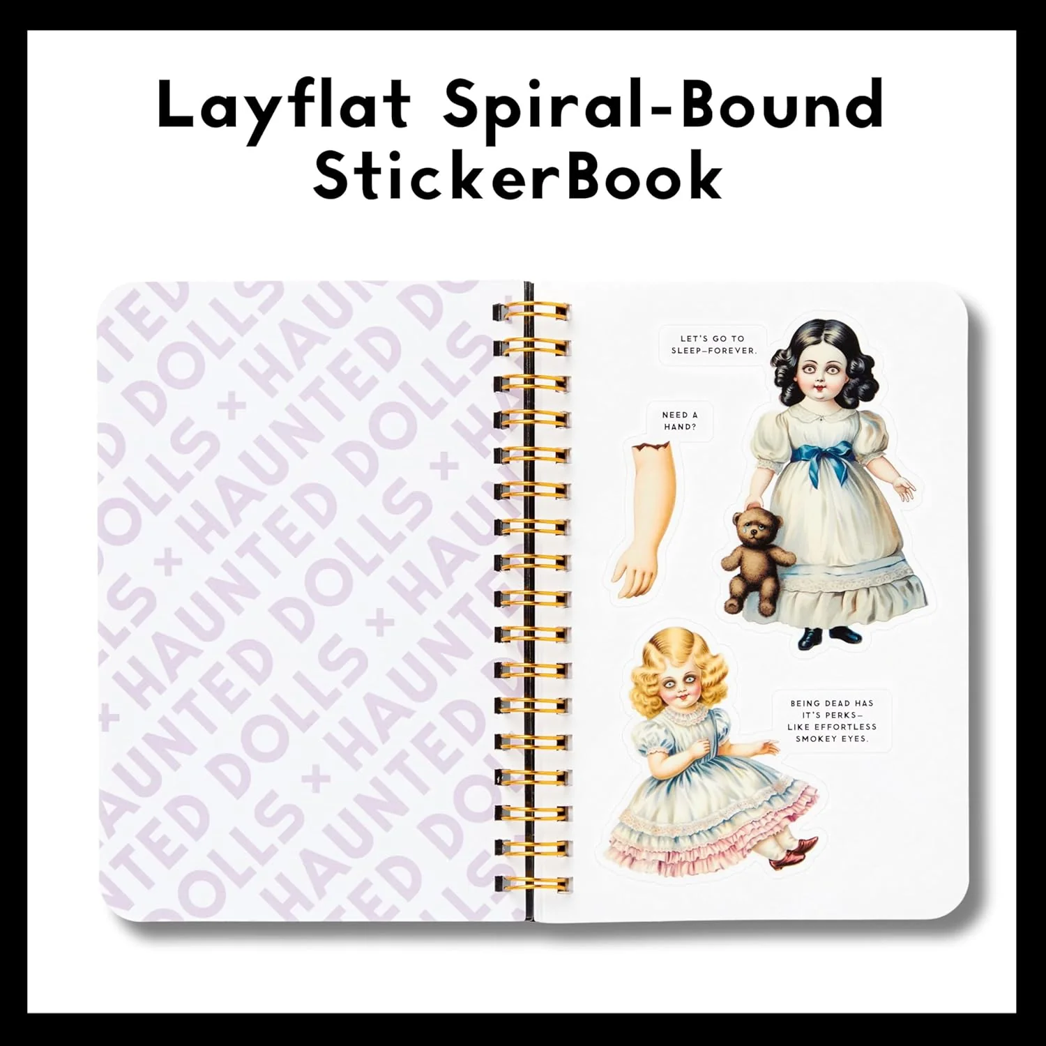 HAUNTED DOLLS STICKER BOOK - Image 2