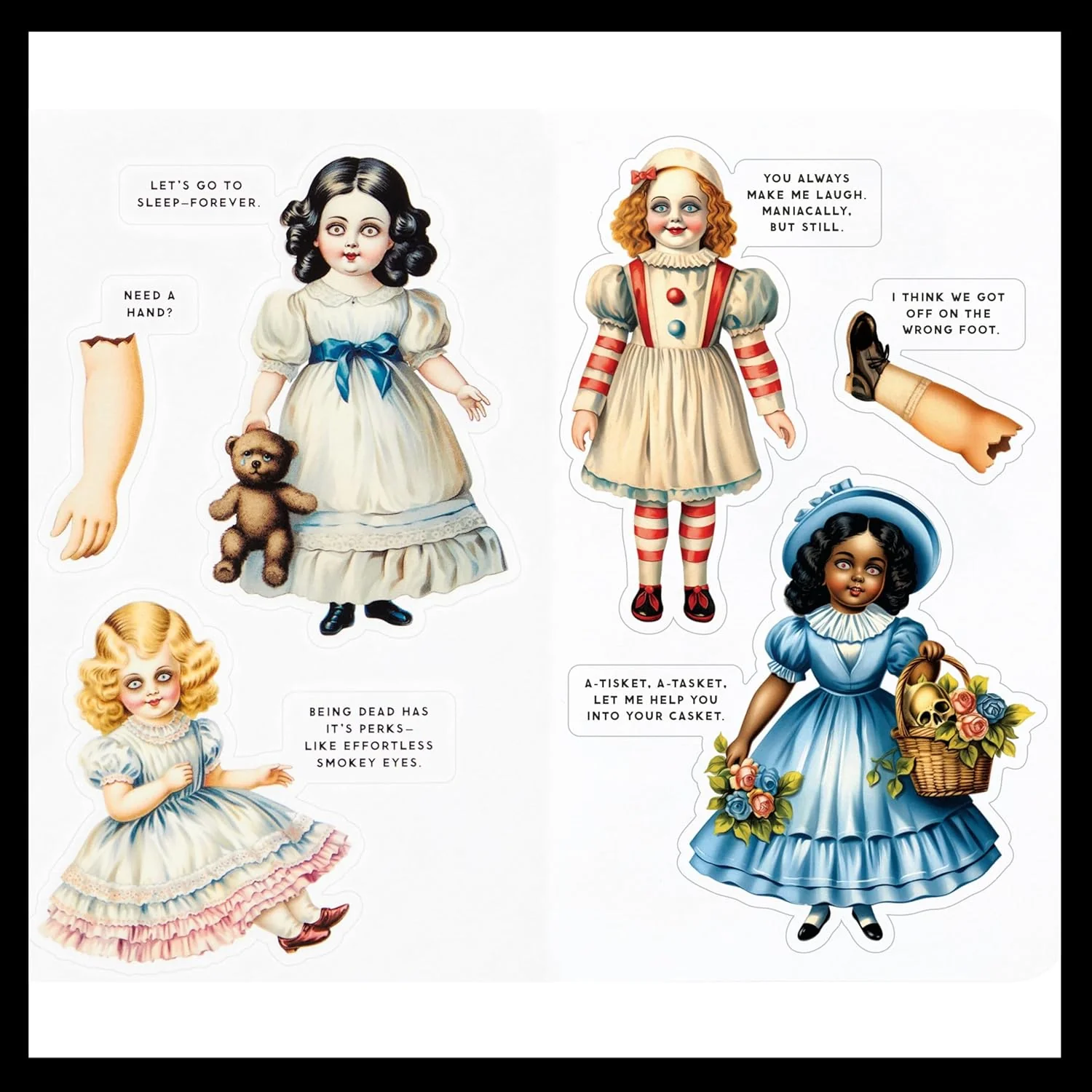 HAUNTED DOLLS STICKER BOOK - Image 3
