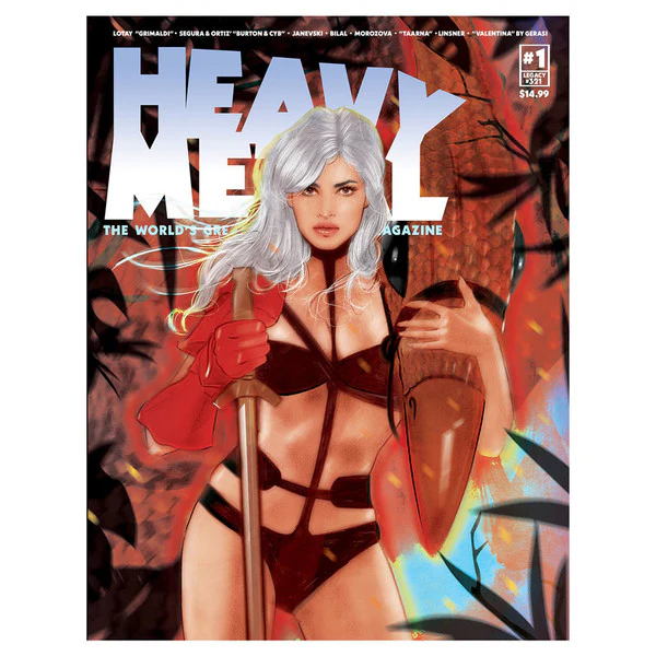 HEAVY METAL MAGAZINE ISSUE #1 - Image 3