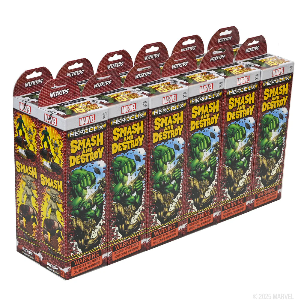 HEROCLIX SMASH AND DESTROY BOOSTER BRICK