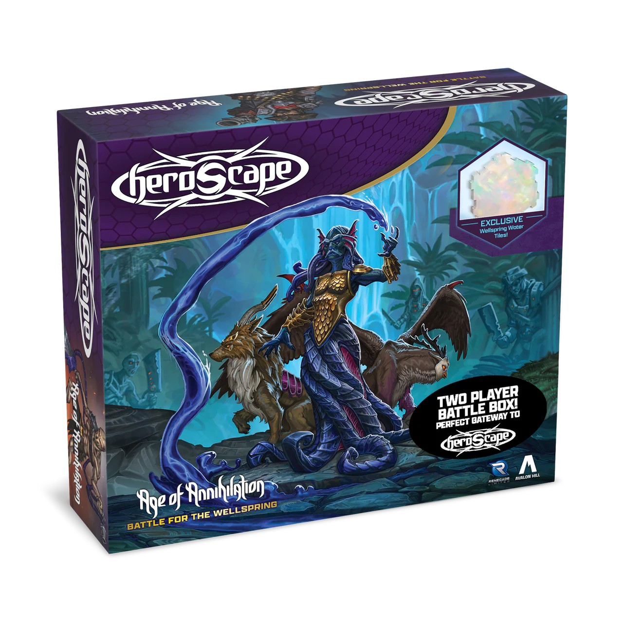 HEROSCAPE BATTLE FOR THE WELLSPRING BATTLE BOX