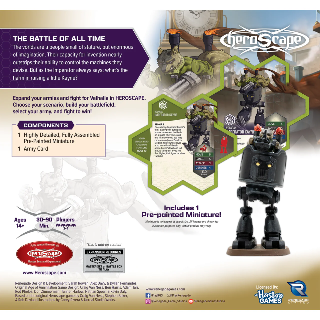 HEROSCAPE BOILING TENSION - IMPERATOR KAYNE PREMIUM PAINTED EDITION - Image 2
