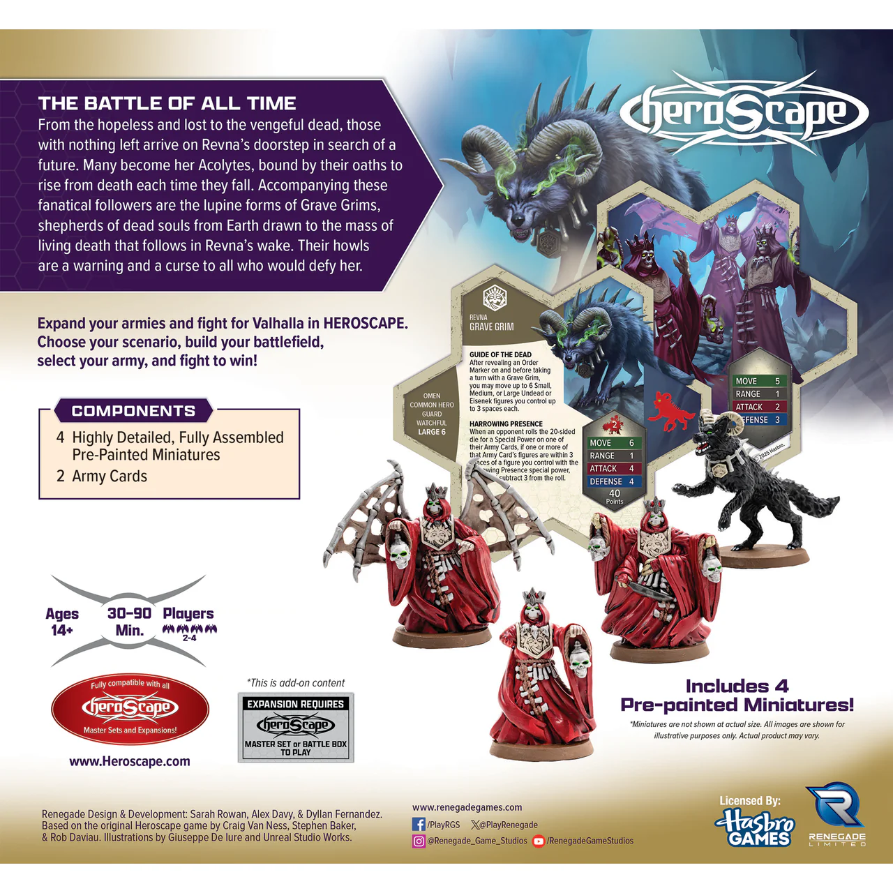 HEROSCAPE BOILING TENSION - REVNAN ACOLYTES AND GRAVE GRIM PREMIUM PAINTED EDITION - Image 2