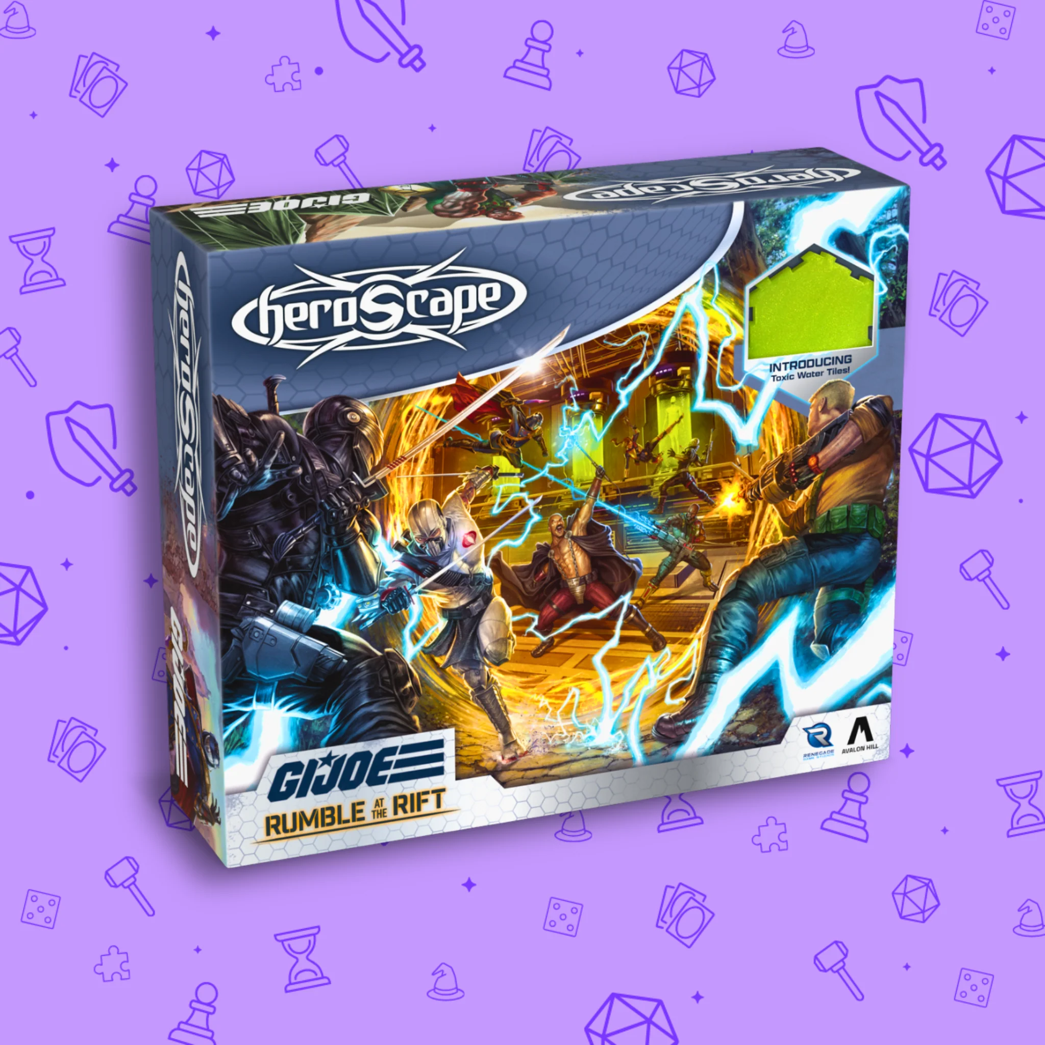 HEROSCAPE GI JOE: RUMBLE AT THE RIFT BATTLE BOX