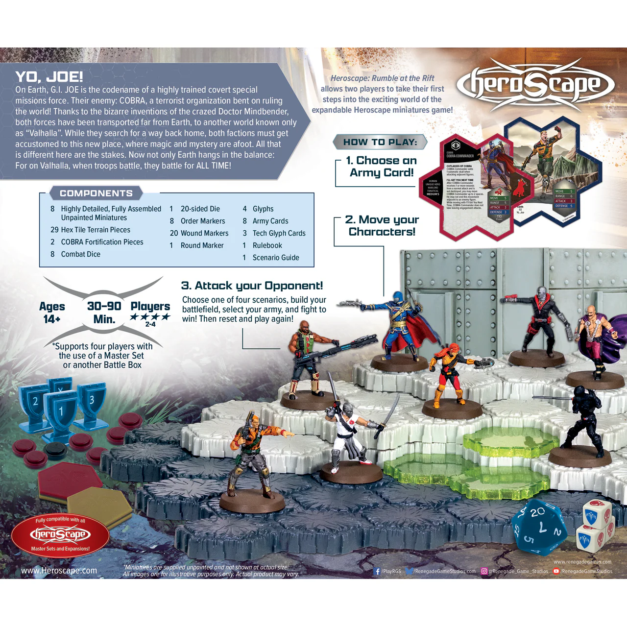 HEROSCAPE GI JOE: RUMBLE AT THE RIFT BATTLE BOX - Image 2