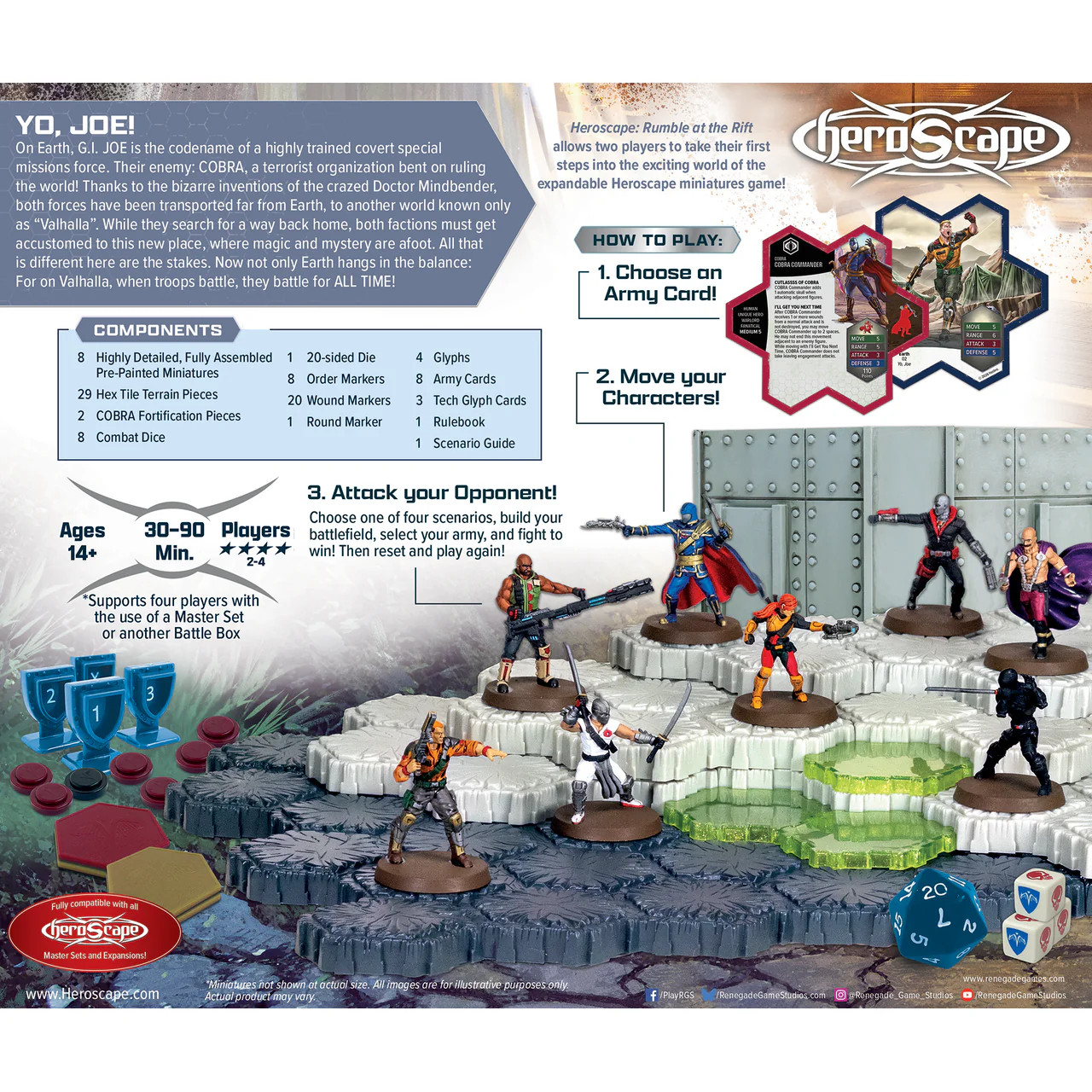 HEROSCAPE GI JOE: RUMBLE AT THE RIFT BATTLE BOX PREMIUM PAINTED EDITION - Image 2