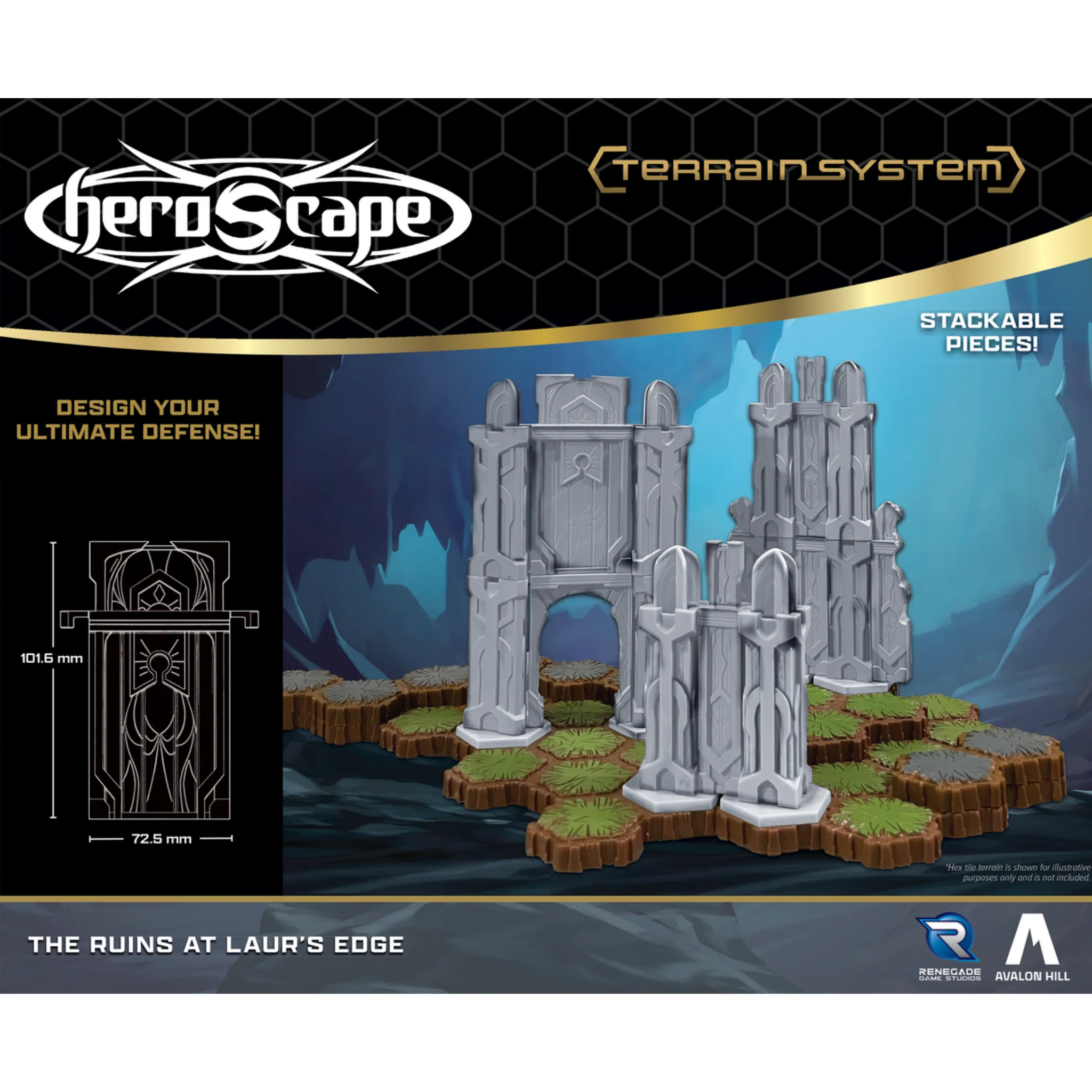 HEROSCAPE RUINS AT LAUR'S EDGE TERRAIN EXPANSION