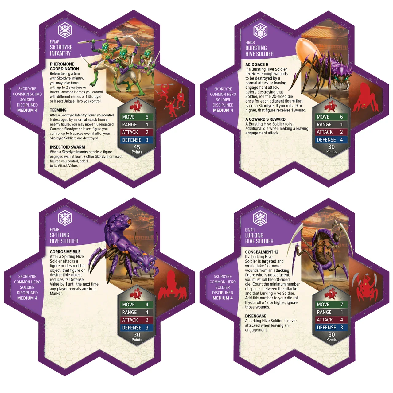 HEROSCAPE THORMUN'S THUNDER PREMIUM PAINTED EDITION SKORDYRE SOLDIERS - Image 3
