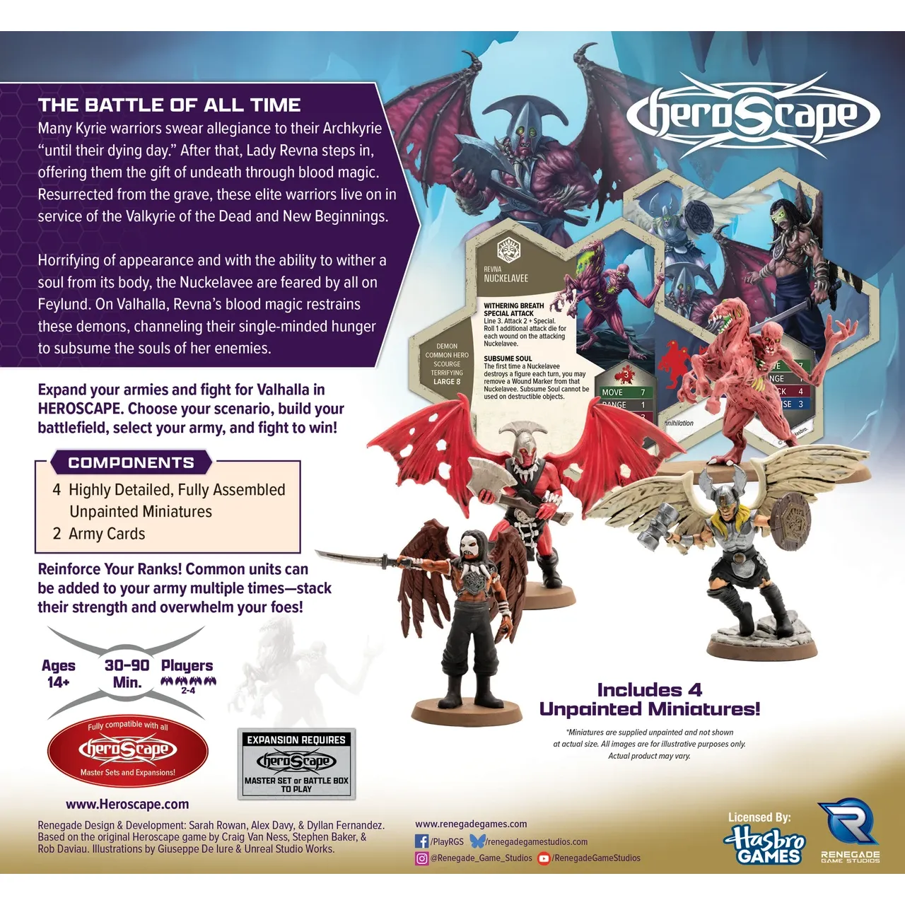 HEROSCAPE THORMUN'S THUNDER REVENANTS OF REVNA AND NUCKELAVEE - Image 2