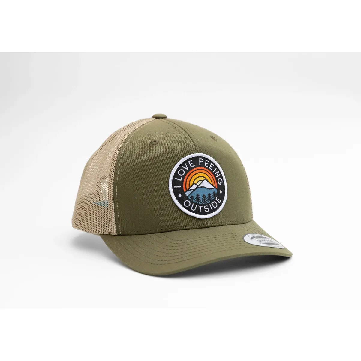 I LOVE PEEING OUTSIDE TRUCKER HAT - Image 2