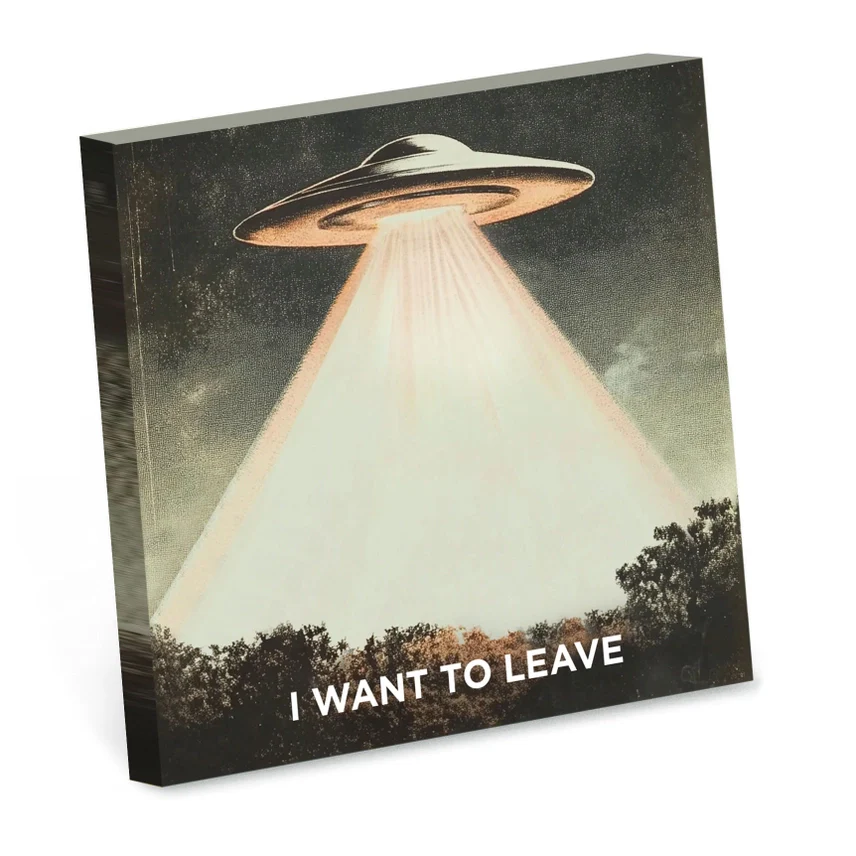 I WANT TO LEAVE STICKY NOTE PAD
