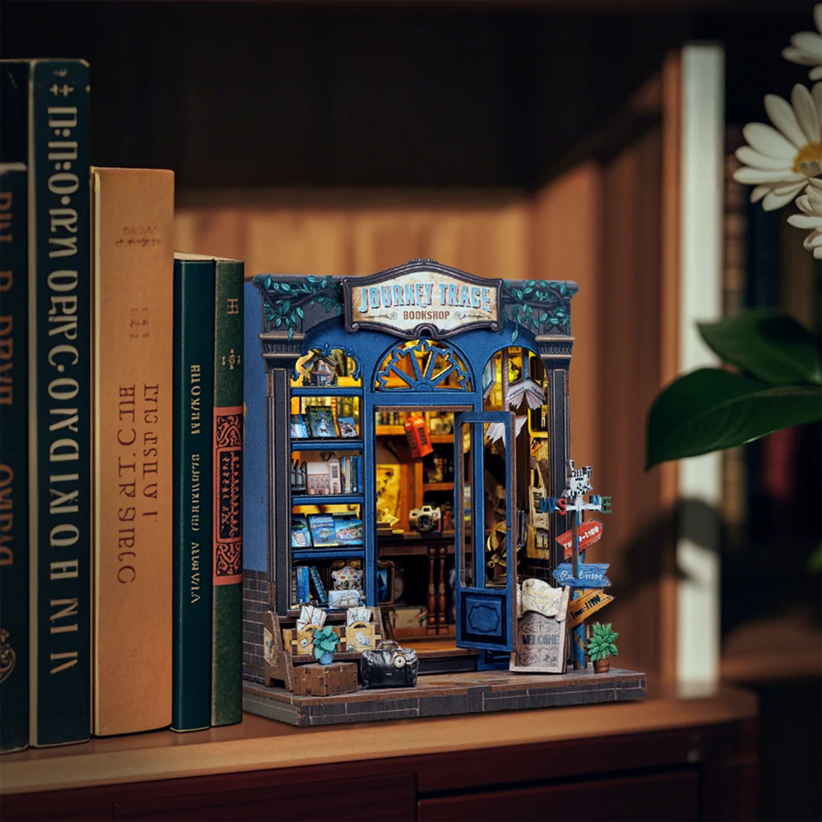 JOURNEY TRACE BOOKSHOP 3-D DIY BOOK NOOK KIT - Image 6