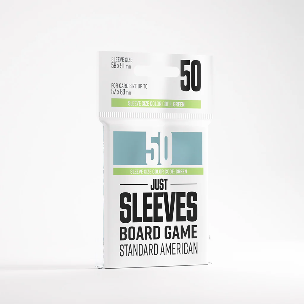 JUST SLEEVES: BOARD GAME STANDARD AMERICAN (50)