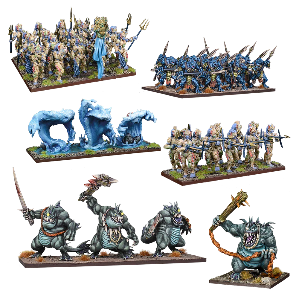 KINGS OF WAR 4TH EDITION TRIDENT REALMS BATTALION - Image 2