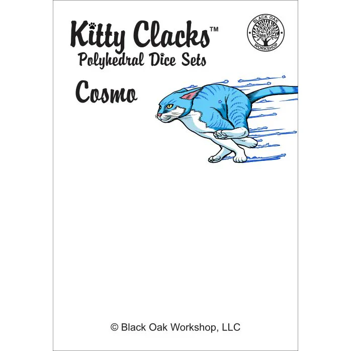 KITTY CLACKS 7 PC DICE SET: COSMO - Image 2