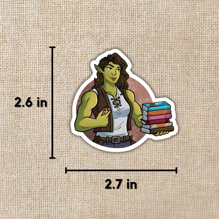 LEGENDS AND LATTES VIV WITH BOOKS STICKER - Image 2