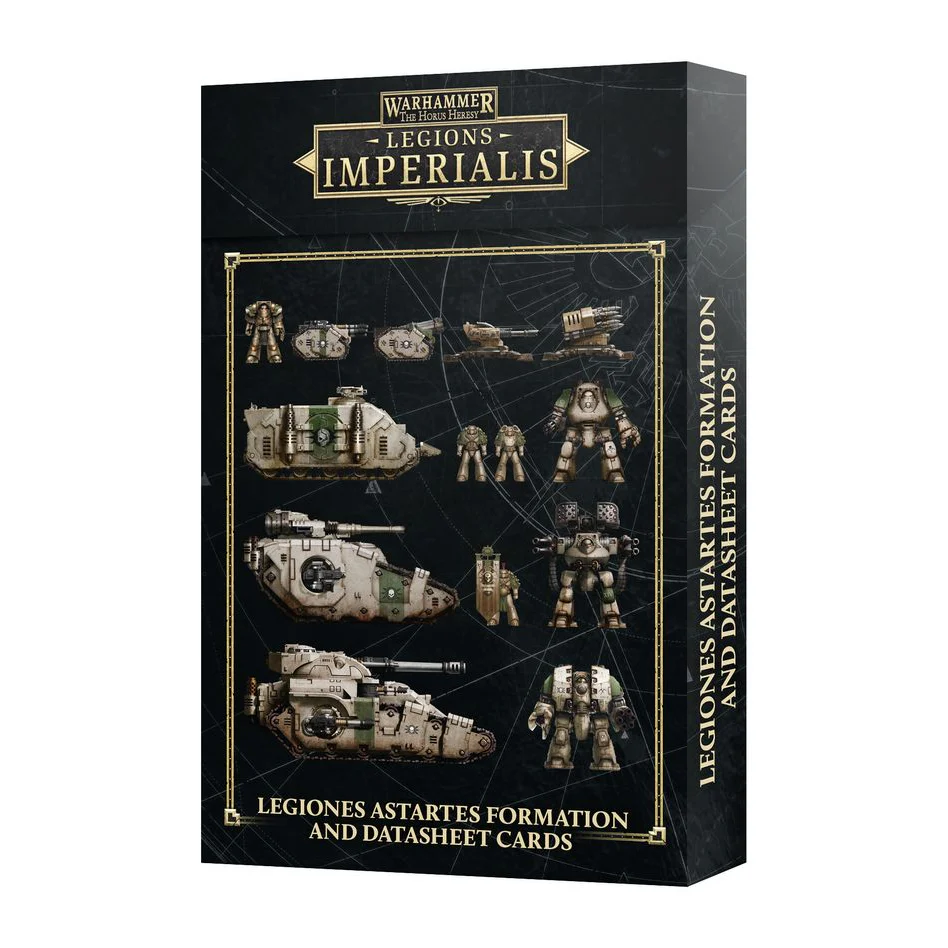 LEGIONS IMPERIALIS LEGIONES ASTARTES FORMATION & DATASHEET CARDS