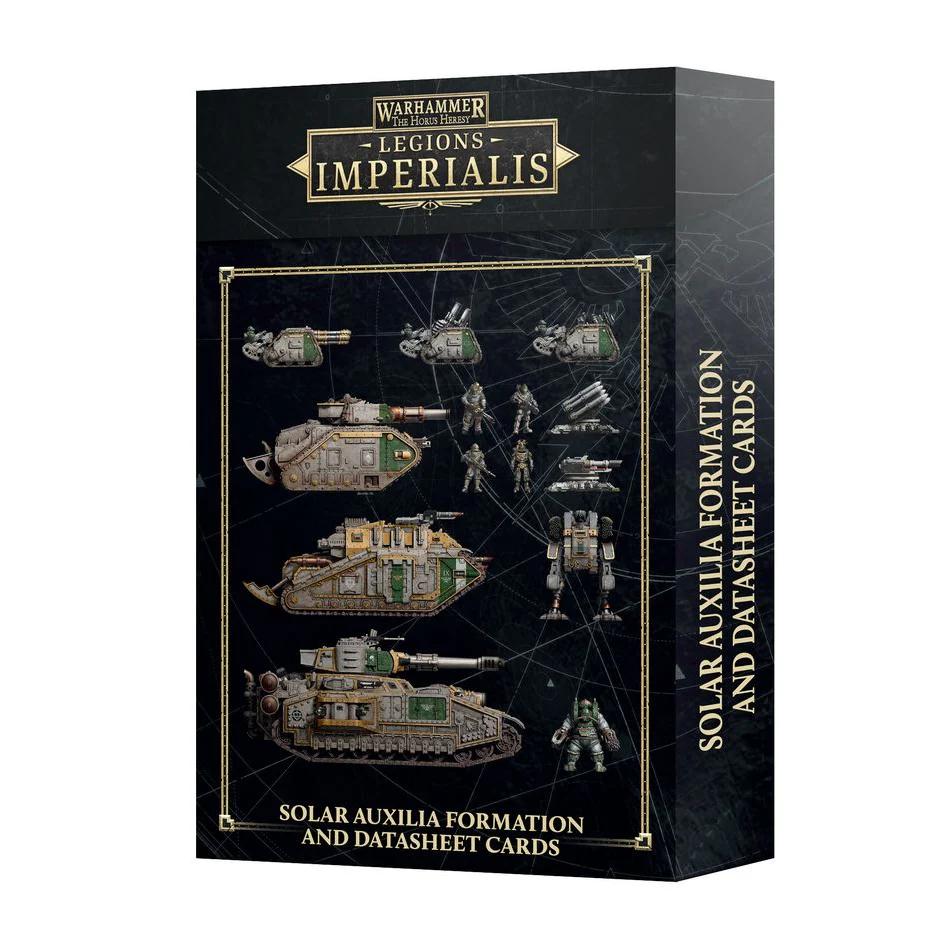 LEGIONS IMPERIALIS SOLAR AUXILIA FORMATION & DATASHEET CARDS