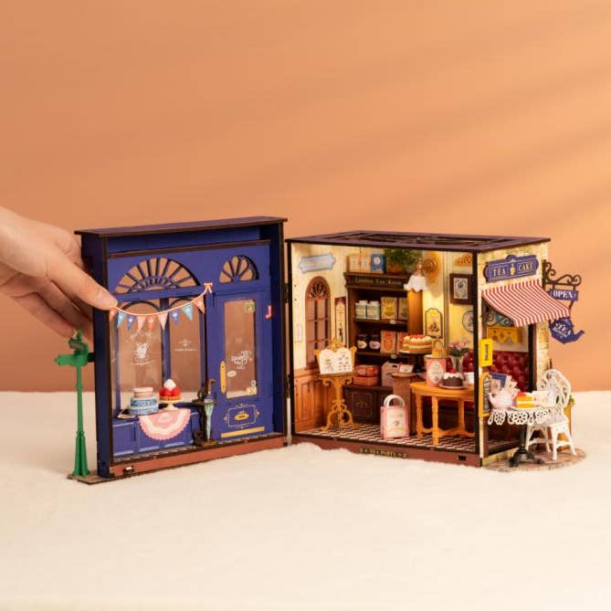 LEISURE TIME TEA ROOM DIY MINIATURE HOUSE KIT - Image 2