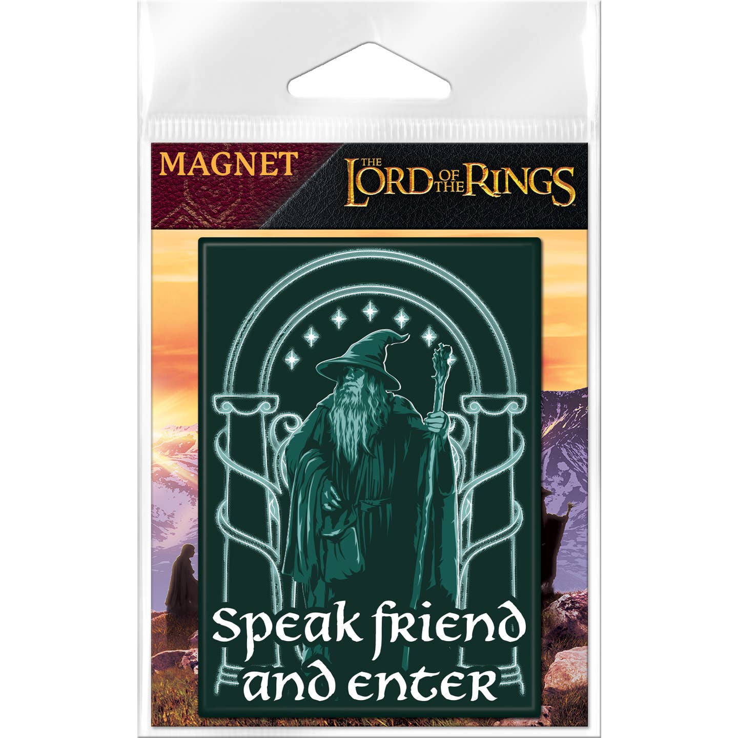LORD OF THE RINGS SPEAK FRIEND MAGNET