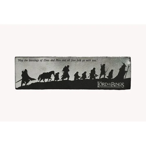 THE LORD OF THE RINGS FELLOWSHIP SILHOUETTE LEATHER BOOKMARK - Image 2