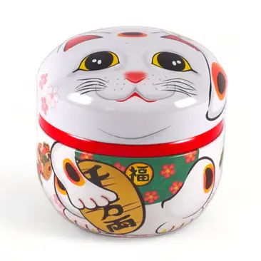 LUCKY CAT TEA LEAF CONTAINER