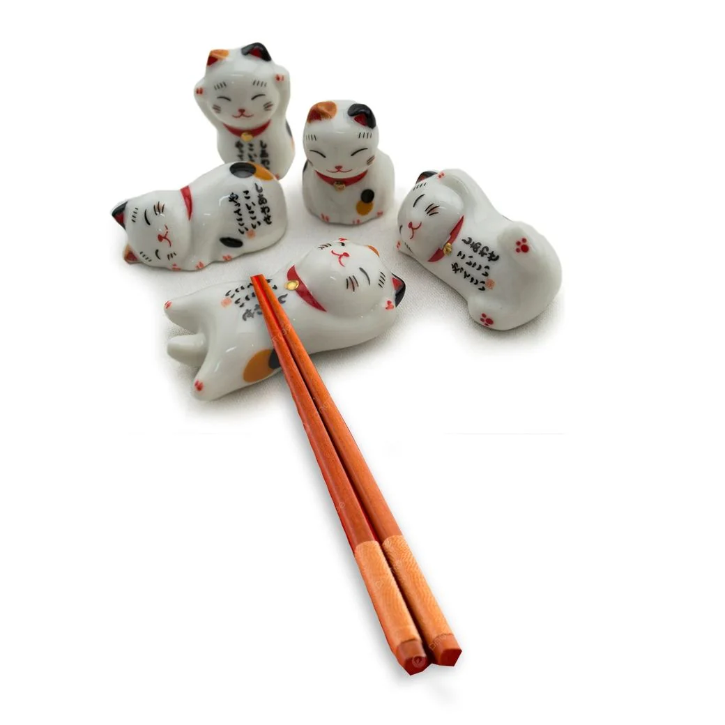 HAPPY KITTY CHOPSTICKS HOLDERS - Image 2