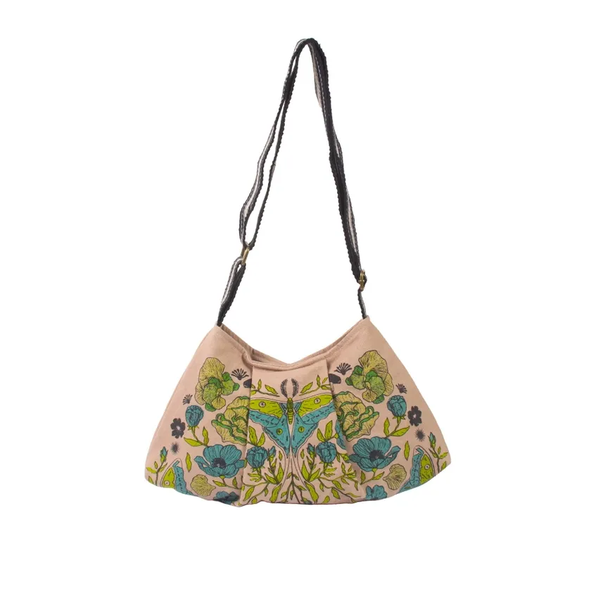 LUNA MOTH PRINT BAG PURSE - Image 4