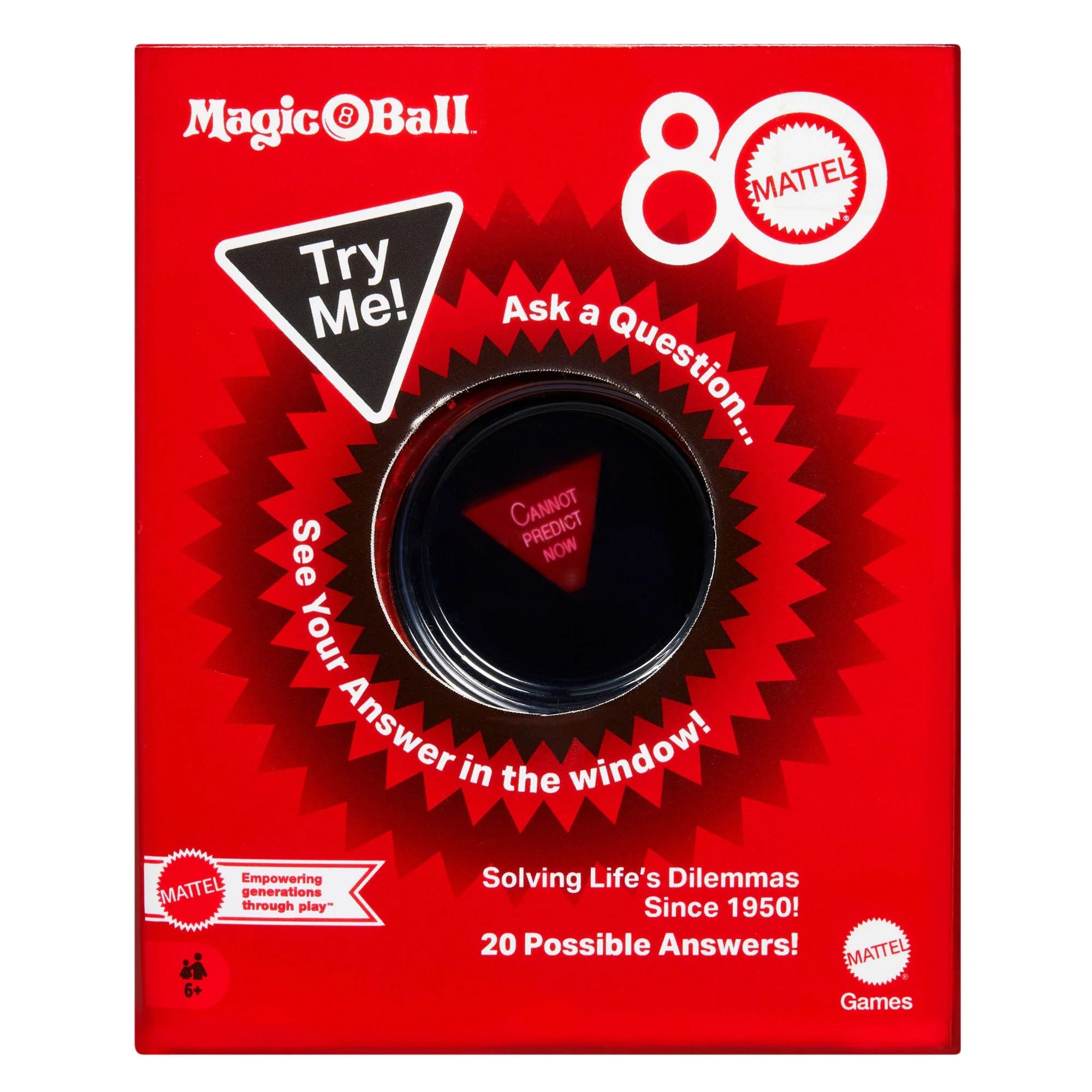 MAGIC 8 BALL MATTEL 80TH RUBY RED - Image 2