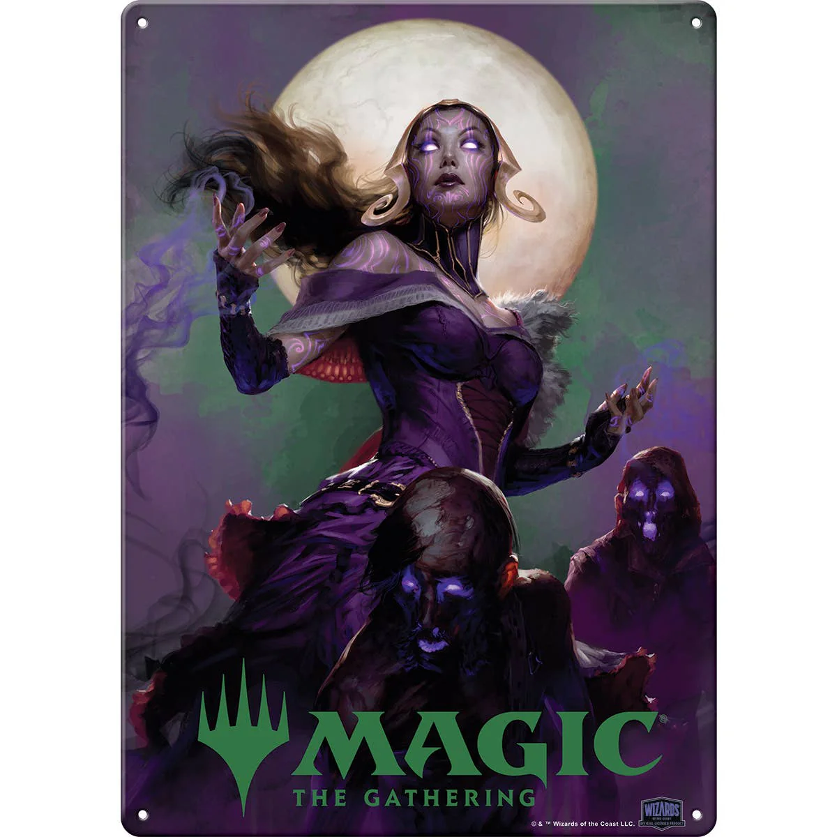 MAGIC THE GATHERING LILIANA METAL SIGN (11.5" X 8.25")