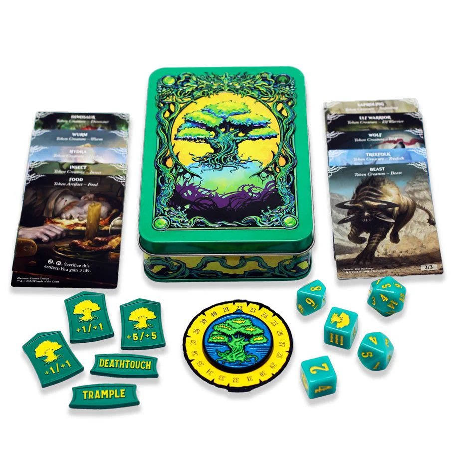 MAGIC THE GATHERING MANA TOKEN SET: FOREST