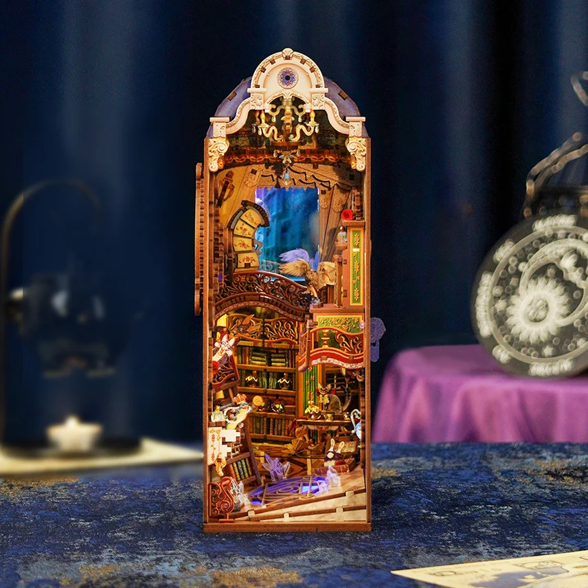 MAGICAL LIBRARY 3D PUZZLE BOOK NOOK KIT - Image 3