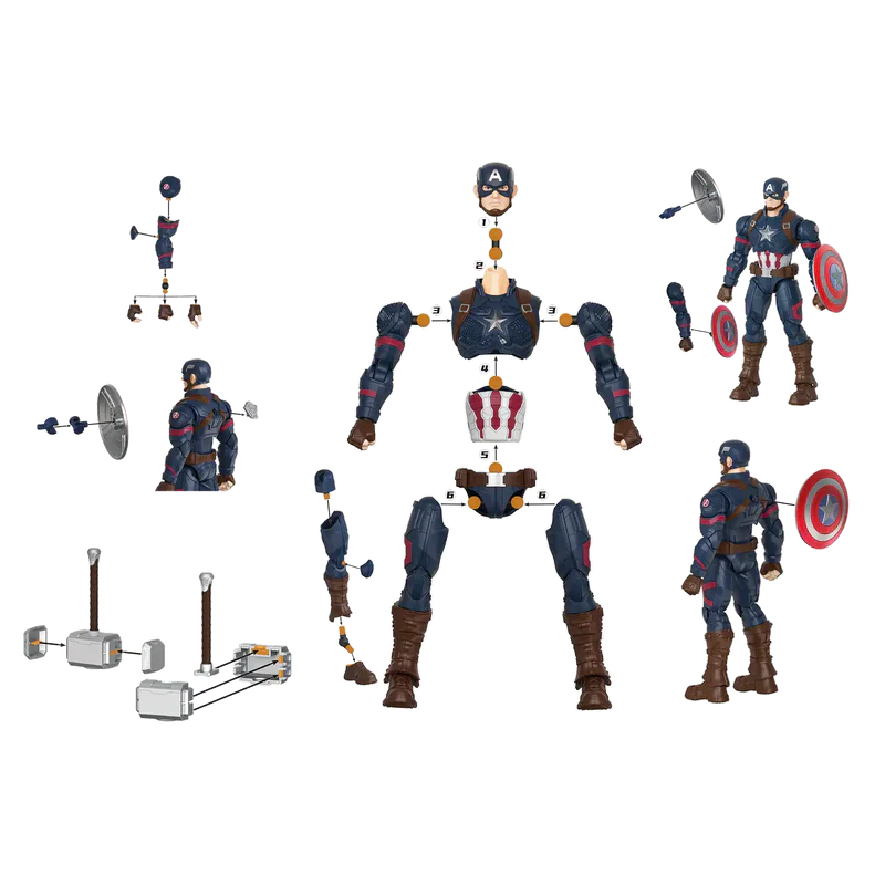 MARVEL INFINITY SAGA BLOKEES CHAMPION CLASS CAPTAIN AMERICA - Image 2