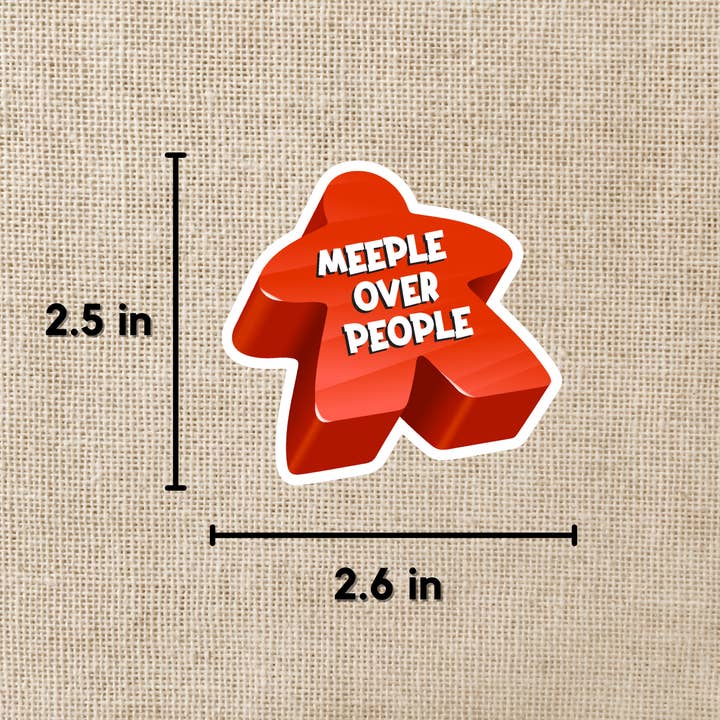 MEEPLE OVER PEOPLE STICKER - Image 2