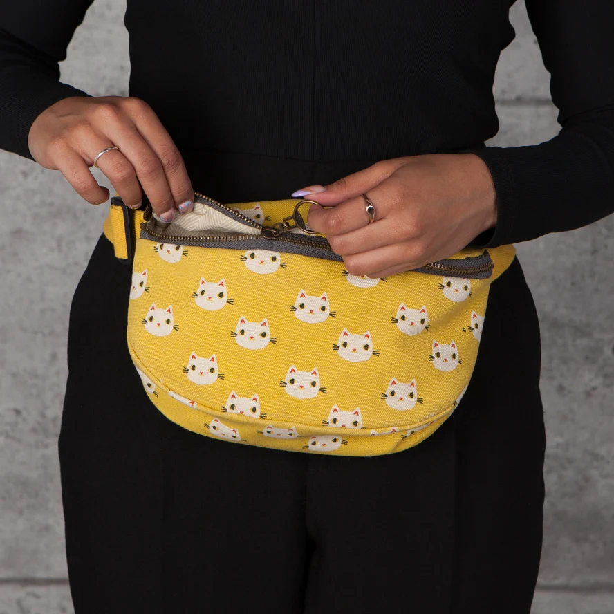 MEOW MEOW CAT HIP BAG FANNY PACK BY DANICA STUDIO - Image 3