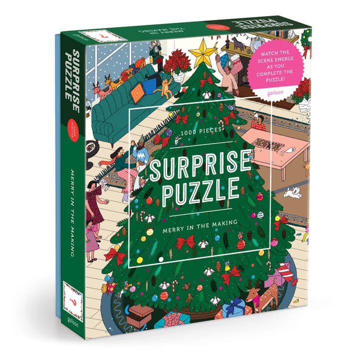 MERRY IN THE MAKING 1000PC SURPRISE PUZZLE