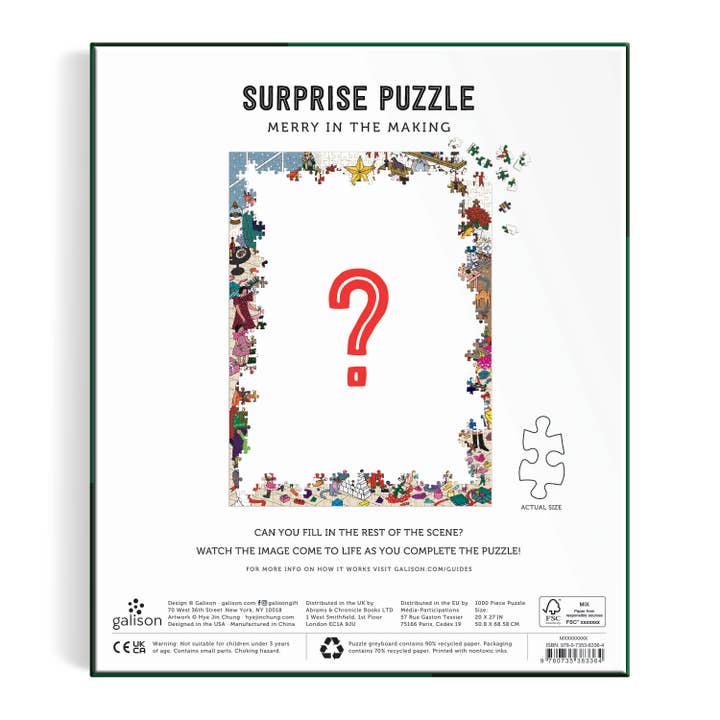 MERRY IN THE MAKING 1000PC SURPRISE PUZZLE - Image 2