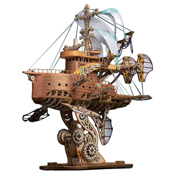 3-D MFANTASY AIRSHIP: AROUND THE WORLD IN 80 DAYS