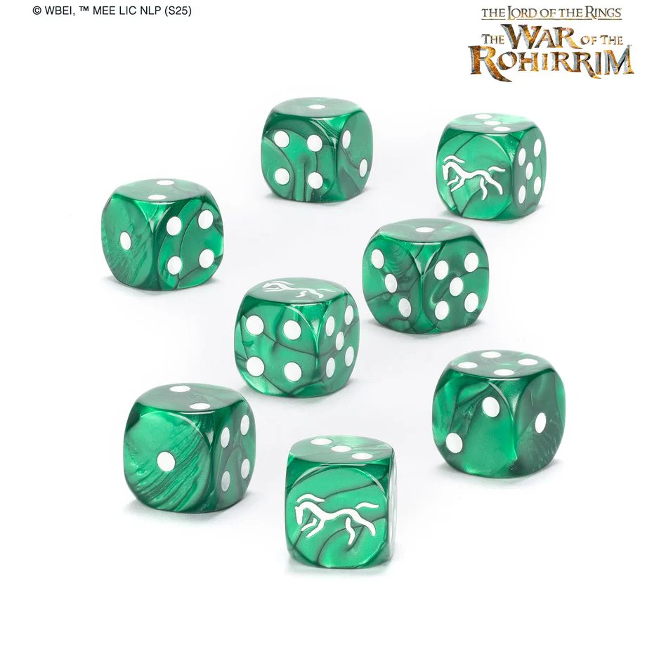 MIDDLE-EARTH STRATEGY BATTLE GAME ROHIRRIM DICE SET - Image 2