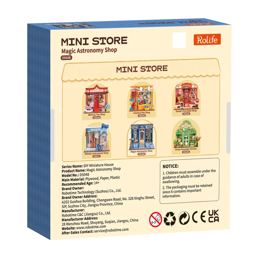 MINI MAGIC ASTRONOMY SHOP WOODEN MINIATURE KIT - Image 3
