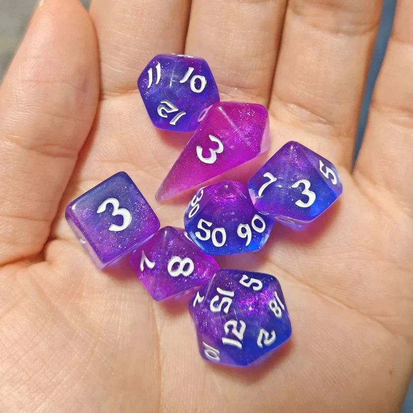 MINI POLYMER RPG DICE SET - Image 3