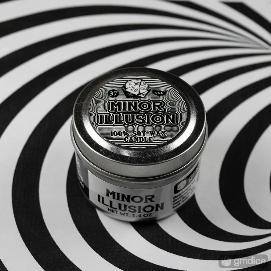 MINOR ILLUSION 2oz GAMING CANDLE