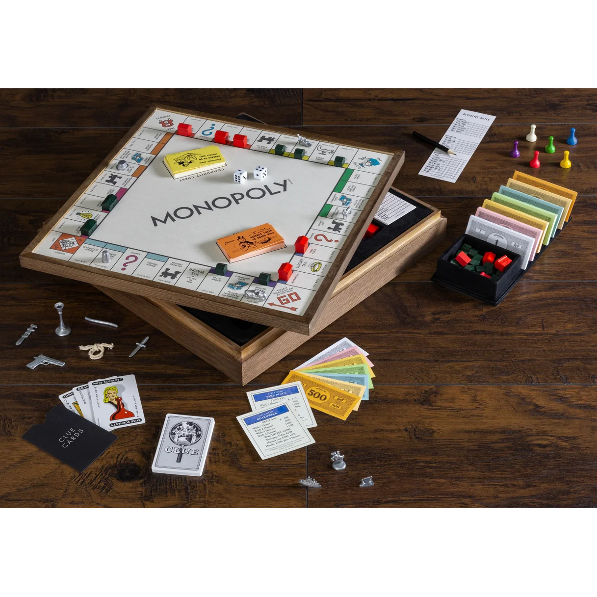 MONOPOLY & CLUE 2-IN-1 DELUXE VINTAGE EDITION - Image 3